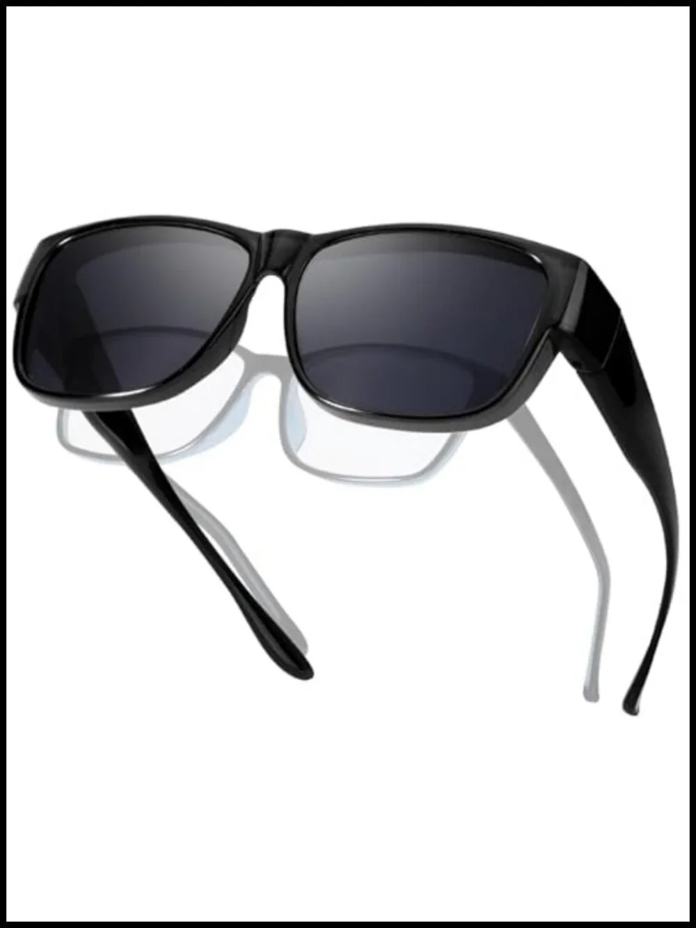 Polarized Fit Over Glasses Sunglasses TR90 UV400 Protection Driving Fishing